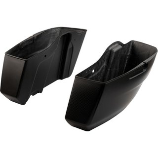 1022-SBTC-M - Slyfox Saddlebag Bottoms For Harley Davidson FLHX 1923 ABS 2024-2025 - Black/Matte