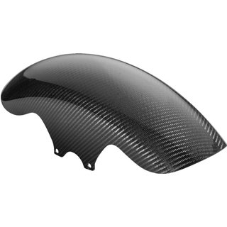 12057G - Slyfox Carbon Shorty Fender For Harley Davidson FLH 1868 ABS 2021 48.3 cm (19") Front - Black Gloss