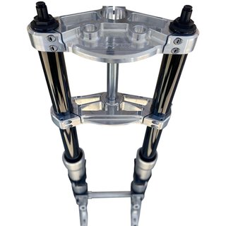 SF14TK-1 - Slyfox Custom 49mm Triple Tree For Harley Davidson FLHR 1690 2014-2015 - Chrome