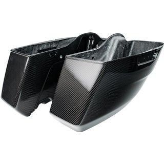 1022-SBTC-G - Slyfox Saddlebag Bottoms For Harley Davidson FLHX 1923 ABS 2024-2025 - Black/Gloss