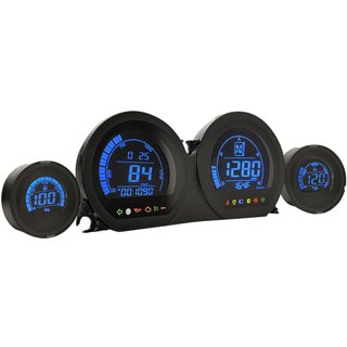 BA064900 - Koso HD-03 - Four-Piece LCD Gauge Kit For Harley Davidson FLH 1868 ABS 2021