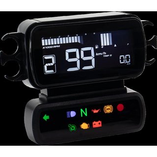 BA080010 - Koso D2 LCD Multifunction Meter For Harley Davidson FLHR 1450 2004-2006
