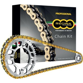 KY089 - Regina 520 ZRE Chain & Sprocket Kit For Yamaha XTZ 750 1989-1997 112 Links 16T X 46T - Gold