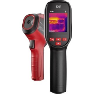 HIKMICRO D01 Thermal Camera, 240x240 SuperIR, Smart Scene Recognition | 11h Runtime, 4GB, Video, IP54, 96x96 IR Resolution, Home & HVAC & Electrical T