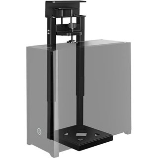 monTEK 30KG Heavy Duty Under Desk PC Mount, No Drilling Required, Black
