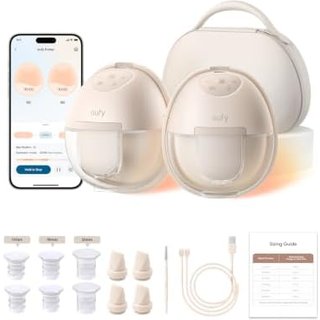 eufy Breast Pump S1 Pro, Wearable Breast Pump with Heating Technology