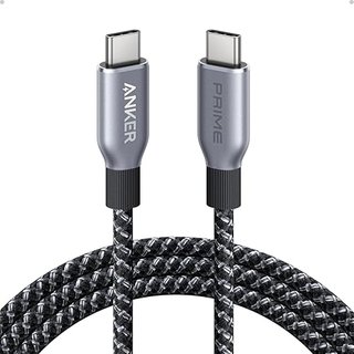 Anker Prime USB C to USB C Cable, 240W Fast Charging Cord, Upcycled-Braided Nylon with 100-Year Bend Durability for iPhone 17 Series, MacBook, Galaxy