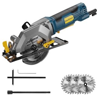 Enventor Mini Circular Saw 580W 4000RPM 115mm 3 Blades 43mm/29mm Wood Plastic