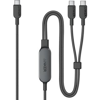 Anker 140W Max Cable, 2-in-1 USB C to USB C Cable (1Pack,1.2m,Black)