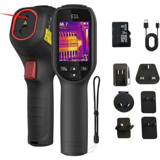 HIKMICRO E1L Compact Thermal Imaging Camera, 160 x 120 IR Resolution/19200 Pixels, 25Hz Refresh Rate, Portable Handheld Infrared Thermal Imager with L
