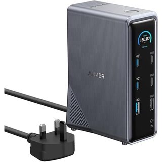 Anker Prime Docking Station, 14-in-1 Laptop Docking Station Dual Monitor