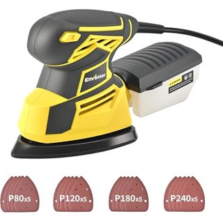 Enventor Detail Sander with Dust Collection, 130W 13500 OPM