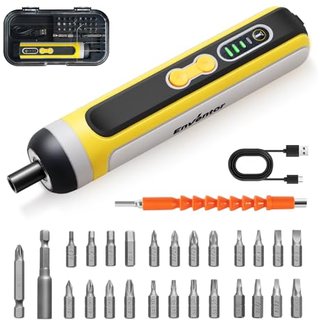 Enventor Cordless Screwdriver, 4V 6N.m with 3 Torque Settings