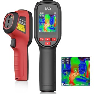 HIKMICRO E02 Thermal Camera, Visual Camera, Laser Pointer, 240x240 SuperIR | Dual camera, Fusion Imaging, 8h Runtime, 4GB, Video, Smart Inspections wi