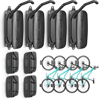monTEK Swivel Bike Wall Mount, Space-Saving Vertical Bike Rack up to 30kg