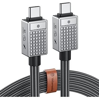 Yottamaster USB C to USB C Cable 0.5m, USB3.2 Charger Cable, 20Gbps Type C Cable, PD240W 48V/5A Fast Charging Cable, USBC Video Cable 4K@60Hz Transmis