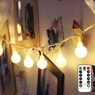 Lepro LE Fairy Lights Battery Powered, 5m Warm White Camping String Lights