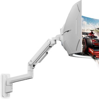 monTEK Gas Spring Monitor Wall Mount for 17-49" Screens, Max 20kg