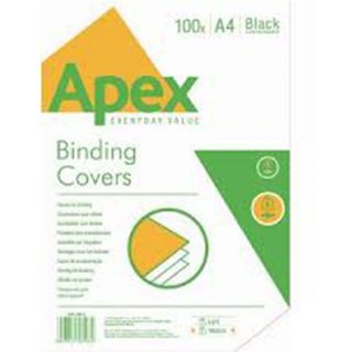 Fellowes Apex Leatherb Cover Wht A4 100pk