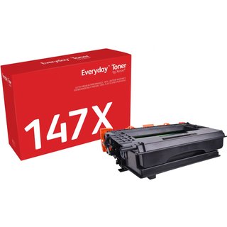 Everyday Black Toner by compatible with HP 147X (W1470X) High capacity. Black toner page yield: 25200 pages Printing colours: Black Quantity per pack: 1 pc(s)