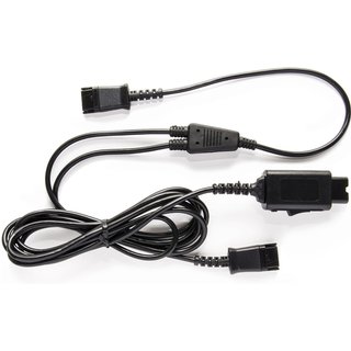 V7 BL-11+P telephone cable 2 m Black