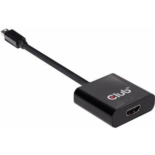 CLUB3D Mini DisplayPort 1.2 to HDMI 2.0 UHD Active Adapter
