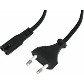 FDL 2M EUROPEAN MAINS PLUG TO C7 (FIG.8) SOCKET CABLE