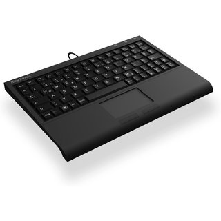 KeySonic ACK-3410 (DE) keyboard Office USB QWERTZ German Black