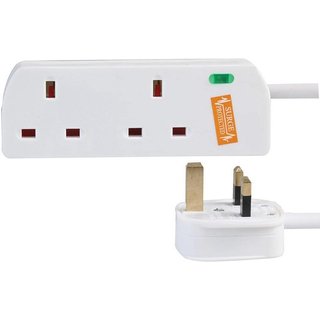 FDL 2 WAY SURGE PROTECTED GANG STRIP-1M