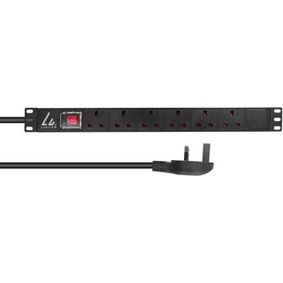 Lanview LVR-3MUK-SW-UK6 power distribution unit (PDU) 6 AC outlet(s) 1