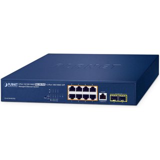 PLANET IPv6/IPv4. 8-Port Managed L2/L4 Gigabit Ethernet (10/100/1000)