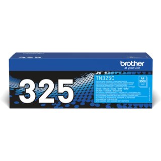 Brother TN-325C Toner cyan high-capacity. 3.5K pages ISO/IEC 19798 for