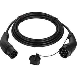 LogiLink EVC0107 electric vehicle charging cable Black Type 2 3 10 m