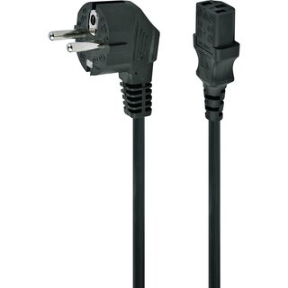 Gembird PC-186-VDE-10M power cable Black CEE7/4 C14 coupler