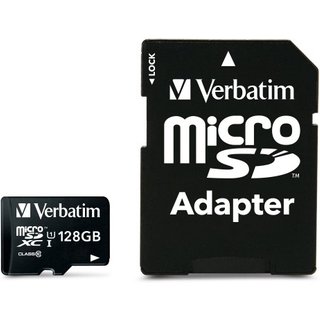 Verbatim Premium. Capacity: 128 GB Flash card type: MicroSDXC Flash memory class: Class 10 Internal memory type: UHS-I Read speed: 90 MB/s Write speed: 10 MB/s. Product colour: Black
