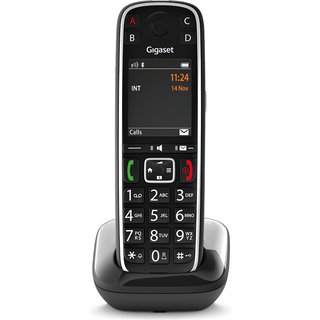 Gigaset E720 Analog/DECT telephone Caller ID Black