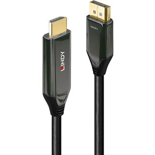 Lindy 1m Active DisplayPort 1.4 to HDMI 8K60 Cable 1 m DisplayPort HDMI Male Male Straight