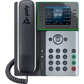 HP Poly Edge E320 IP Phone and PoE-enabled