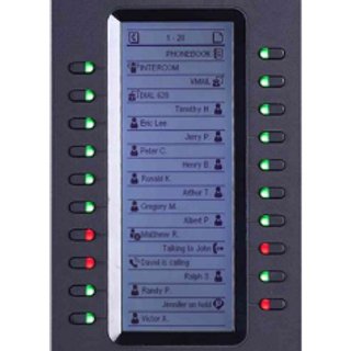 Grandstream Networks GXP2200EXT IP add-on module Black 20 buttons