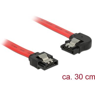 DeLOCK 83963 SATA cable 0.3 m SATA 7-pin Black. Red