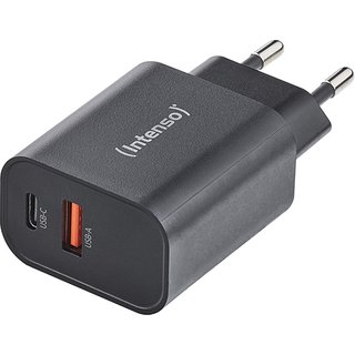 Intenso Power Adapter W30AC. 30W. USB-A and USB-C port. black