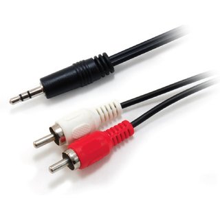 Equip 3.5mm Male to 2xRCA Male Stereo Audio Cable. 2.5m