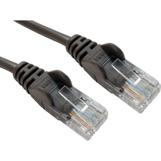 Cables Direct 0.25m Economy 10/100 Networking Cable - Brown