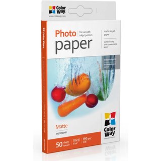 Colorway PM1900504R photo paper A6 Multicolour Matt