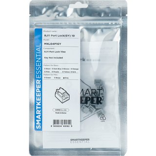 Smartkeeper MNL04P1GY port blocker RJ-11 Grey 1 pc(s)