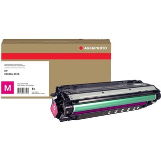 AgfaPhoto Compatible Toner Cartridge. Magenta. Replacement for HP CE34