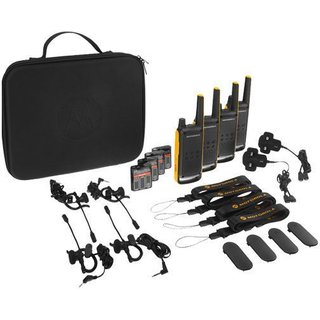 Motorola T82 Extreme Quad Pack UK Professional mobile radio (PMR) 16 channels 446 - 446.2 MHz 10000 m LED Micro-USB