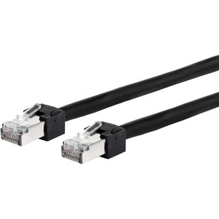 METZ CONNECT 13084F1000-E networking cable Black 1 m Cat5e S/UTP (STP)