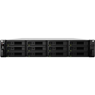 Synology RX1217RP disk array 0 TB Rack (2U) Black, Grey