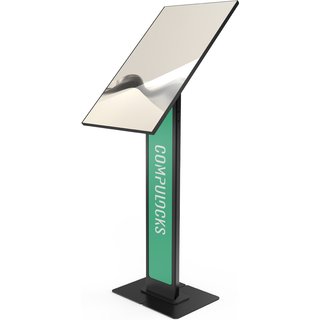 Compulocks Brandable VESA Floor Stand for Screens Up to 32 Inches - Black